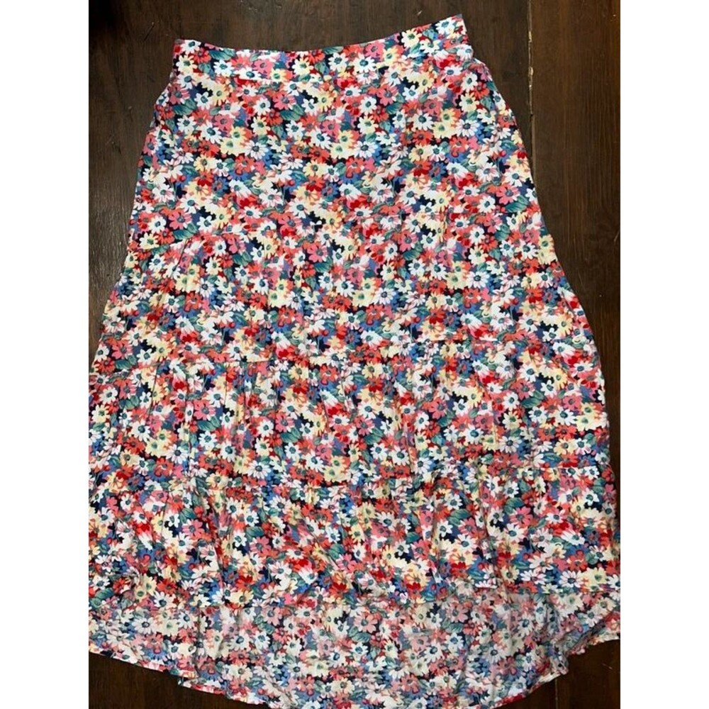 Floral High Low Skirt Size Medium